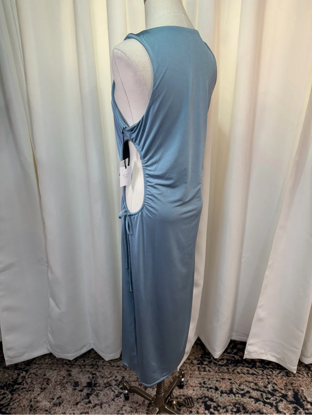 NWT Jade Swim ‘Callie’ Swim Dress Coverup in “Azure” Blue Size Large